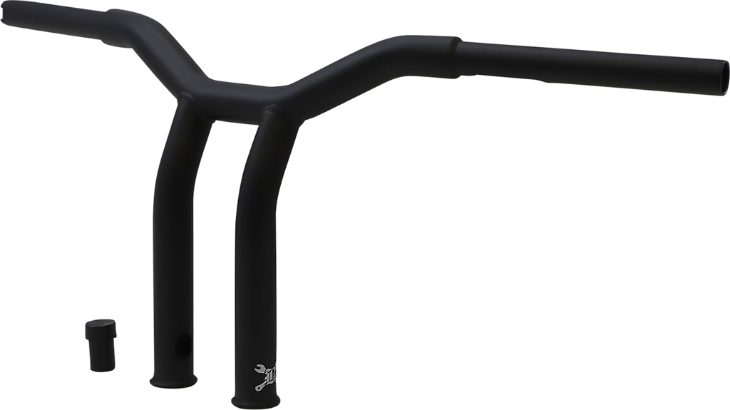 Burly Brand Dominator Handlebar - Raked 10-Inch Matte Black B12-6051SB