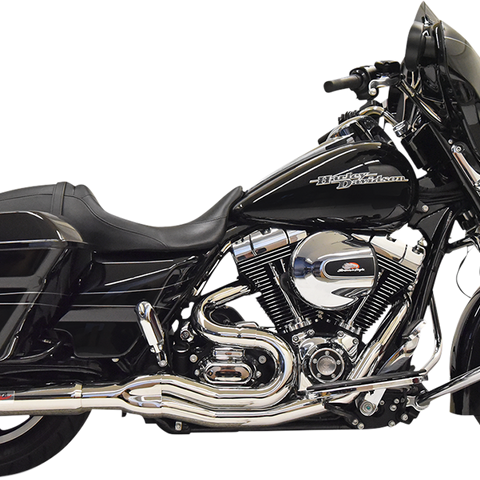 BASSANI XHAUST 2:1 Hot Rod Chrome Exhaust System 1F67C