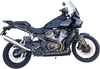 Bassani Xhaust Stainless Steel Slip-On Exhaust with Perforated Baffle, Silver - 1P187SS