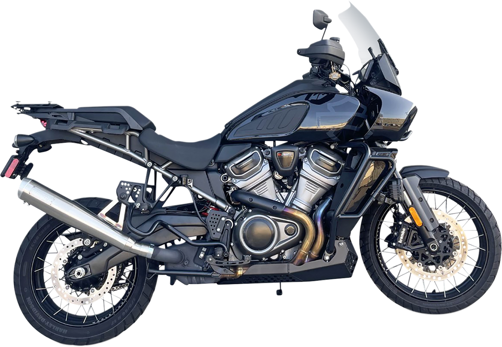 Bassani Xhaust Stainless Steel Slip-On Exhaust with Perforated Baffle, Silver - 1P187SS