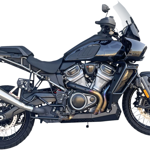 Bassani Xhaust Stainless Steel Slip-On Exhaust with Perforated Baffle, Silver - 1P187SS