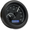 Dakota Digital MVX Series Analog Gauge System - Black/Gray/Black MVX-2002-KG-K