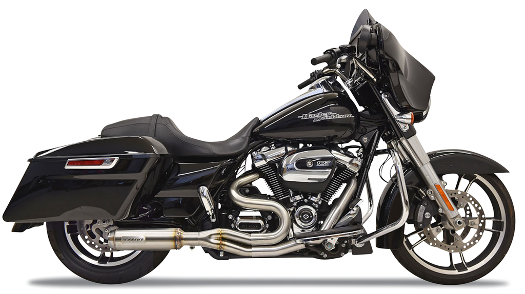 Bassani Xhaust 1F98SS 2-Into-1 Mid-Length Super Bike Exhaust System, Stainless Steel