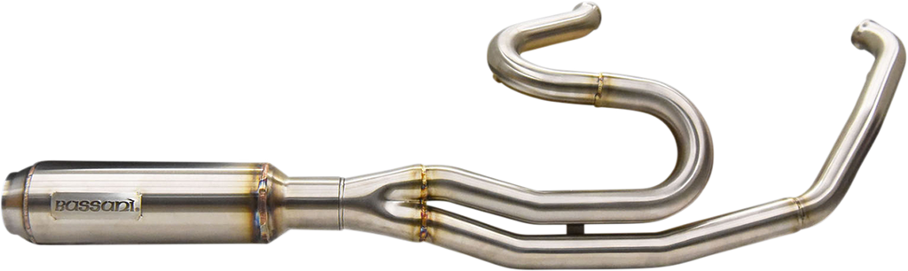 Bassani Xhaust 1F98SS 2-Into-1 Mid-Length Super Bike Exhaust System, Stainless Steel