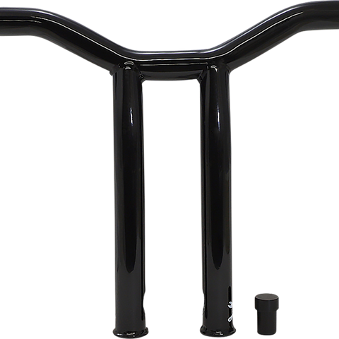 Burly Brand Dominator Handlebar - 12 Inch Raked Black B12-6052B