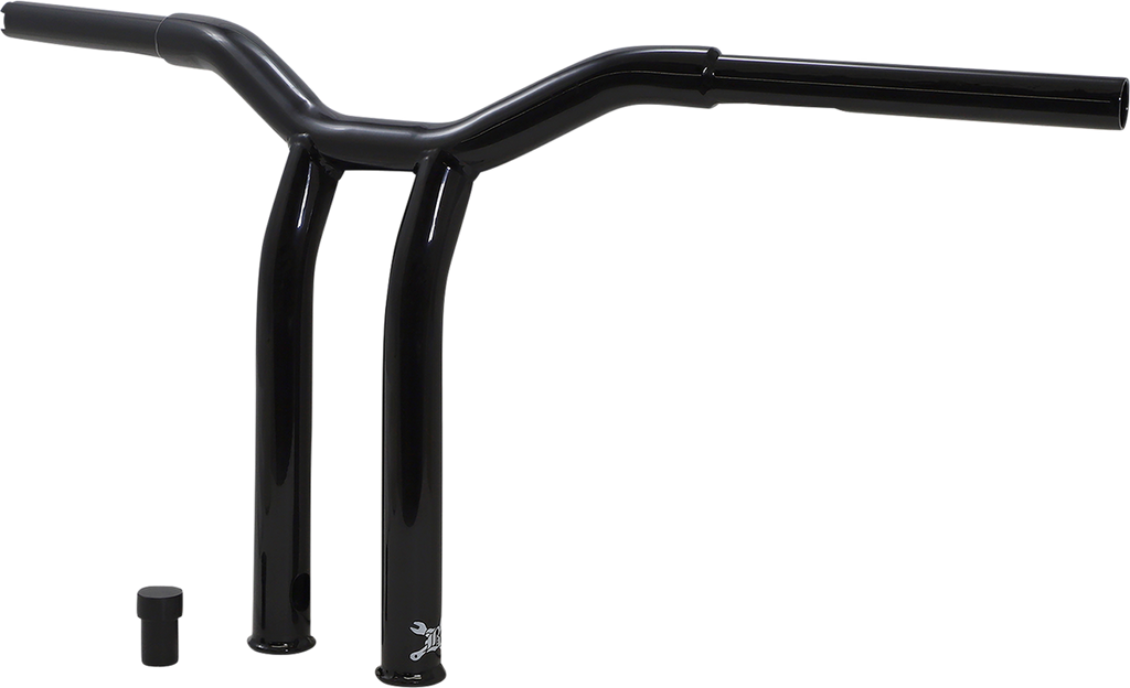 Burly Brand Dominator Handlebar - 12 Inch Raked Black B12-6052B