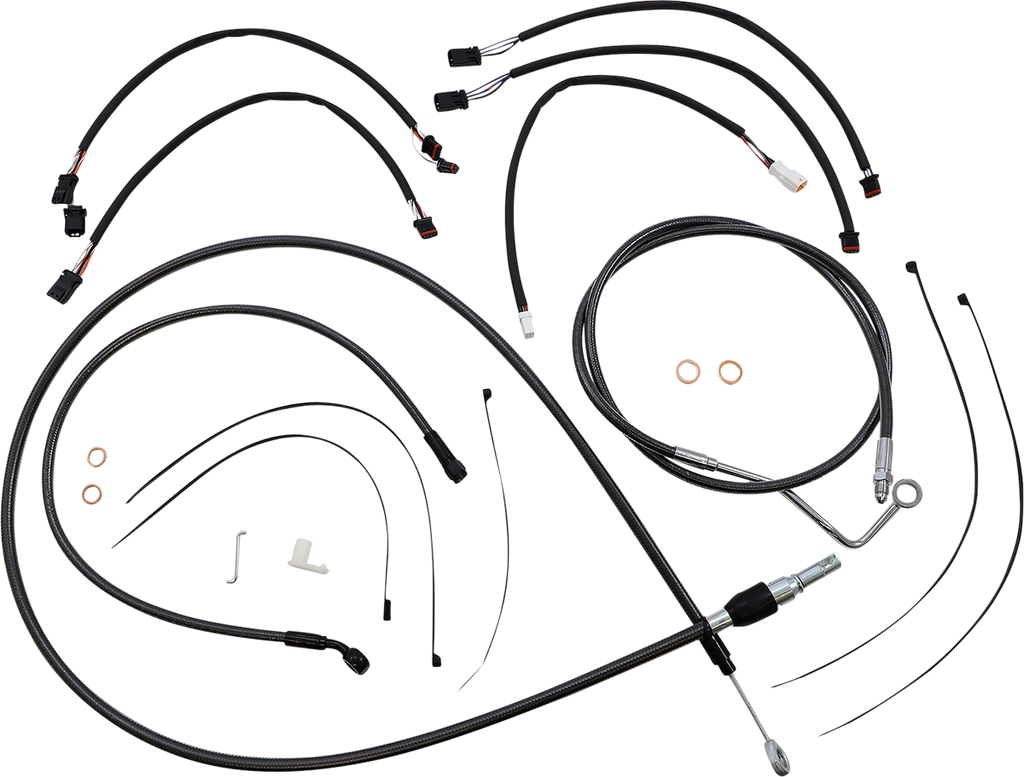 MAGNUM SHIELDING Black Pearl* Designer Handlebar Installation Kit 4871131 - Team Dream Rides