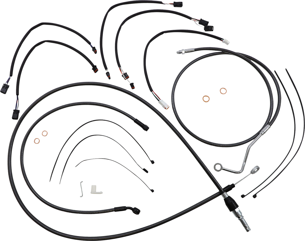 MAGNUM SHIELDING Black Pearl* Designer Handlebar Installation Kit 4871132 - Team Dream Rides