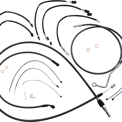 MAGNUM SHIELDING Black Pearl* Designer Handlebar Installation Kit 4871132 - Team Dream Rides