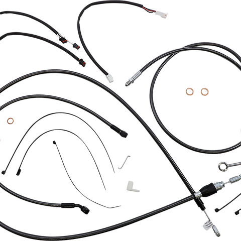 MAGNUM SHIELDING Black Pearl* Designer Handlebar Installation Kit 4871151 - Team Dream Rides