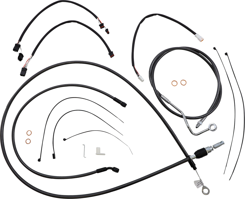 MAGNUM SHIELDING Black Pearl* Designer Handlebar Installation Kit 4871152 - Team Dream Rides