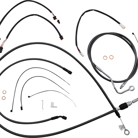 MAGNUM SHIELDING Black Pearl* Designer Handlebar Installation Kit 4871152 - Team Dream Rides