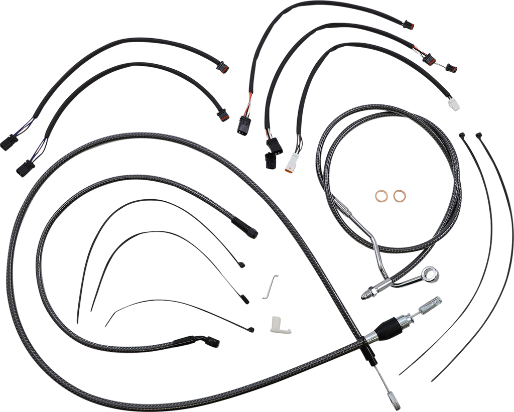 MAGNUM SHIELDING KARBONFIBR Designer Handlebar Installation Kit 7871131 - Team Dream Rides