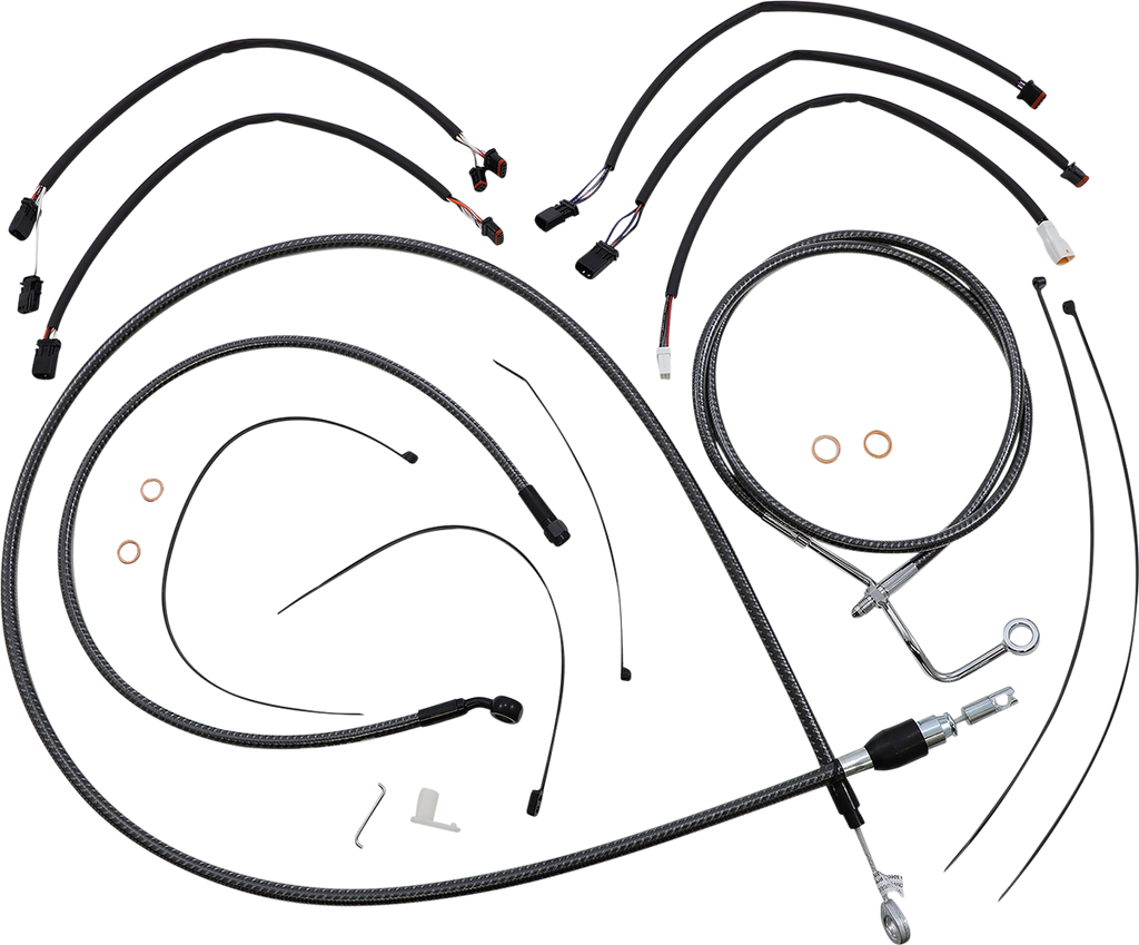 MAGNUM SHIELDING KARBONFIBR Designer Handlebar Installation Kit 7871132 - Team Dream Rides