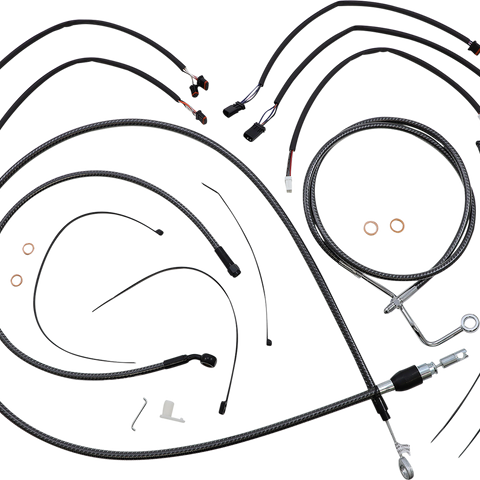 MAGNUM SHIELDING KARBONFIBR Designer Handlebar Installation Kit 7871132 - Team Dream Rides