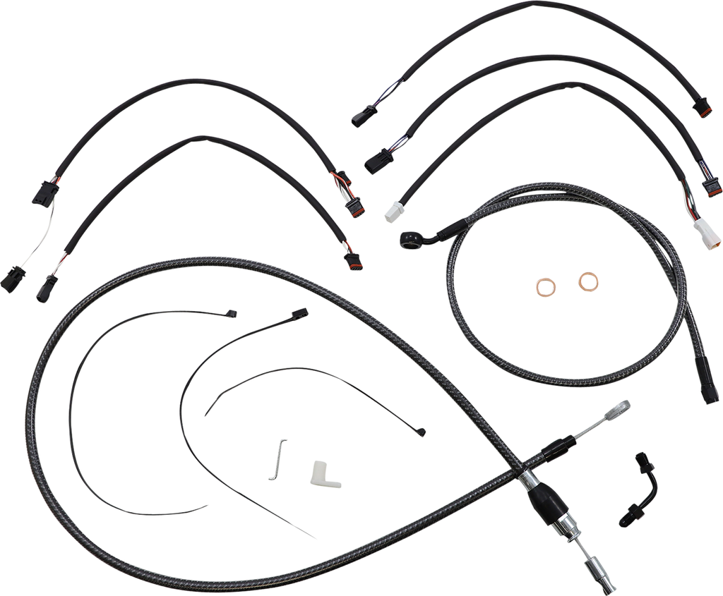 MAGNUM SHIELDING KARBONFIBR Designer Handlebar Installation Kit 7871162 - Team Dream Rides