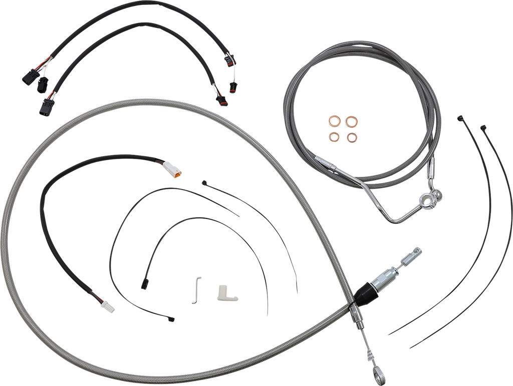 MAGNUM SHIELDING XR Handlebar Installation Kit - Stainless Steel/Chrome 5891142 - Team Dream Rides