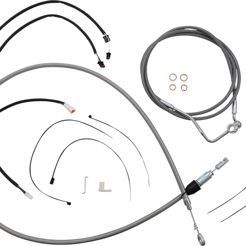 MAGNUM SHIELDING XR Handlebar Installation Kit - Stainless Steel/Chrome 5891142 - Team Dream Rides