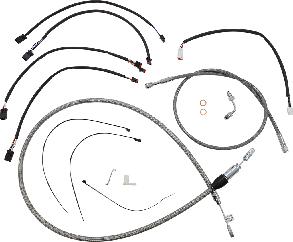 MAGNUM SHIELDING XR Handlebar Installation Kit - Stainless Steel/Chrome 5891182 - Team Dream Rides