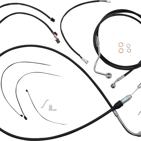 MAGNUM SHIELDING XR Handlebar Installation Kit - Black/Chrome 4891172 - Team Dream Rides