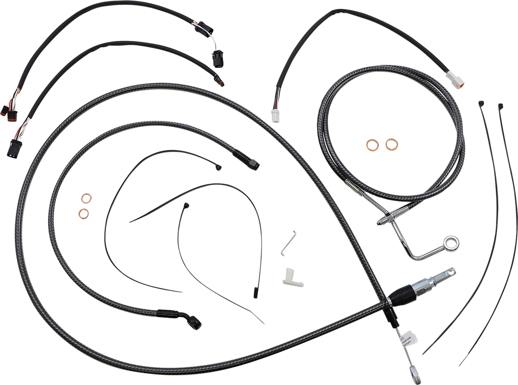 MAGNUM SHIELDING KARBONFIBR Designer Handlebar Installation Kit 7871142 - Team Dream Rides