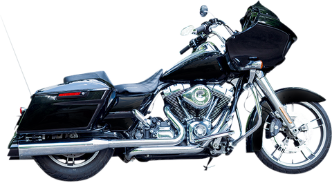 S&S Cycle 4-1/2-Inch Chrome MK45 Cutlass Performance Mufflers, Part Number 550-1017