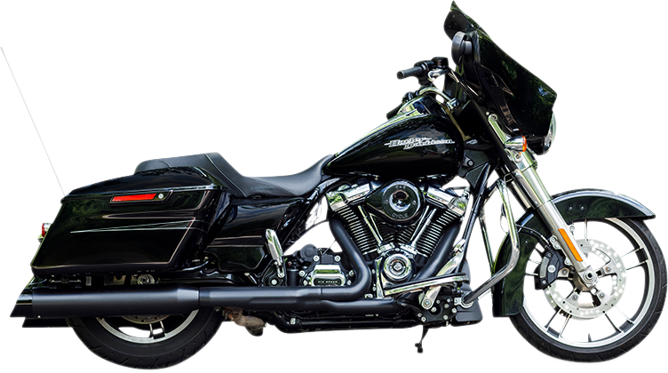 S&S Cycle MK45 Cutlass Black Performance Mufflers, Part 550-1010