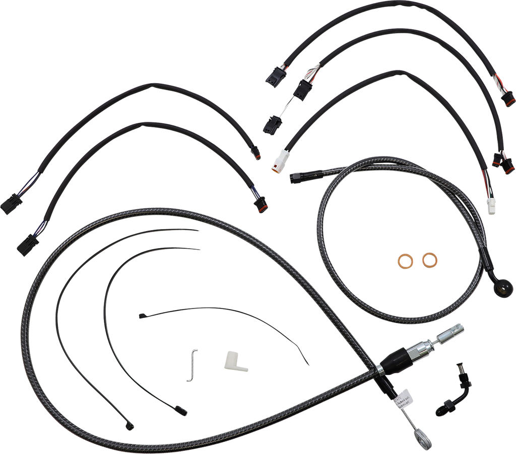 MAGNUM SHIELDING KARBONFIBR Designer Handlebar Installation Kit 7871161 - Team Dream Rides