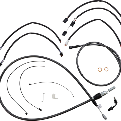 MAGNUM SHIELDING KARBONFIBR Designer Handlebar Installation Kit 7871161 - Team Dream Rides