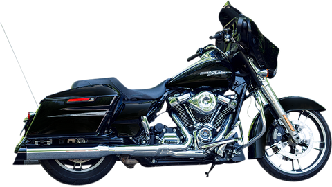 S&S Cycle 4-1/2-Inch Chrome MK45 Cutlass Performance Mufflers, Part Number 550-1011