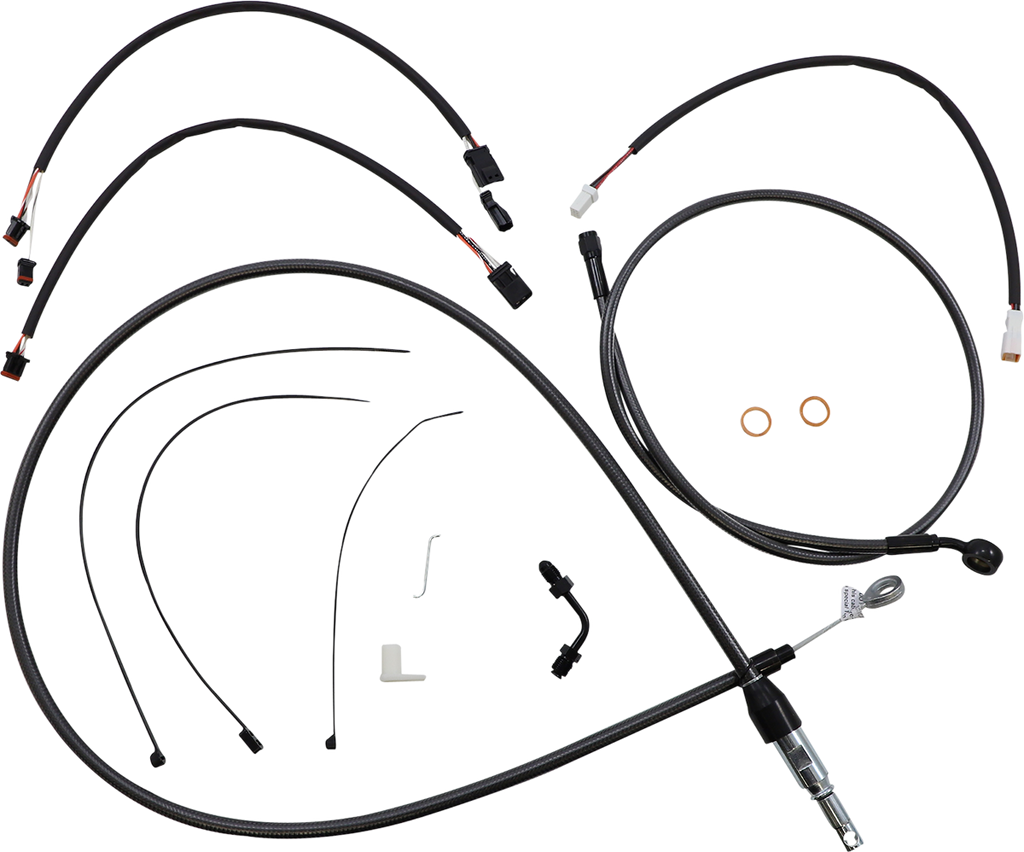 MAGNUM SHIELDING Black Pearl* Designer Handlebar Installation Kit 4871162 - Team Dream Rides