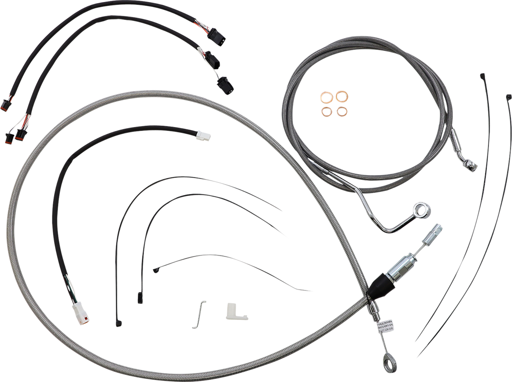 MAGNUM SHIELDING XR Handlebar Installation Kit - Stainless Steel/Chrome 5891141 - Team Dream Rides