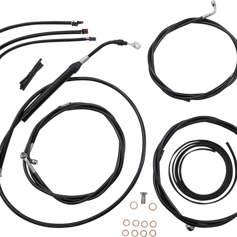 LA CHOPPERS Handlebar Cable/Brake Line Kit - Complete - 18