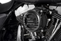 Vance & Hines VO2 X Air Intake Kit - Black Wrinkle for Harley Touring and Softail Models (Part #42365)
