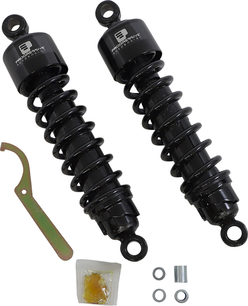Progressive Suspension 412 Series Heavy Duty Shock - 12.5 Inches - Perfect for Cruiser and Touring Bikes