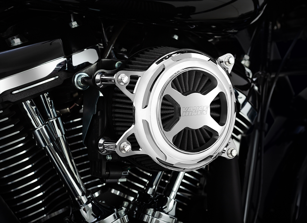Vance & Hines VO2 X Air Intake Kit - Chrome (Part No. 72345)