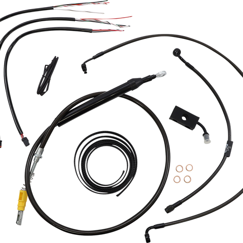 LA CHOPPERS Handlebar Cable/Brake Line Kit - Quick Connect - Complete - 15