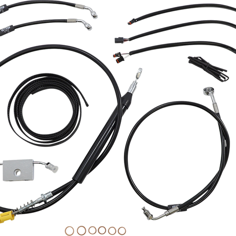 LA CHOPPERS Handlebar Cable/Brake Line Kit - Quick Connect - Complete - 18