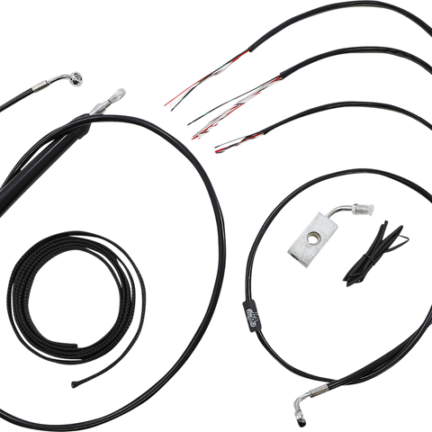 LA CHOPPERS Handlebar Cable/Brake Line Kit - Quick Connect - Complete - 18