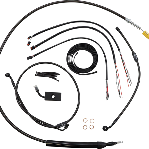 LA CHOPPERS Handlebar Cable/Brake Line Kit - Quick Connect - Complete - 18