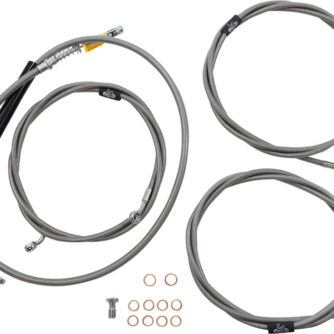 LA CHOPPERS Handlebar Cable/Brake Line Kit - 12