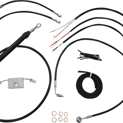 LA CHOPPERS Handlebar Cable/Brake Line Kit - Quick Connect - Complete - 12
