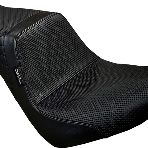 LE PERA Tailwhip Seat - Basketweave Black for FXLR/FLSB '18-'23 - Part LYR-580BW - Team Dream Rides
