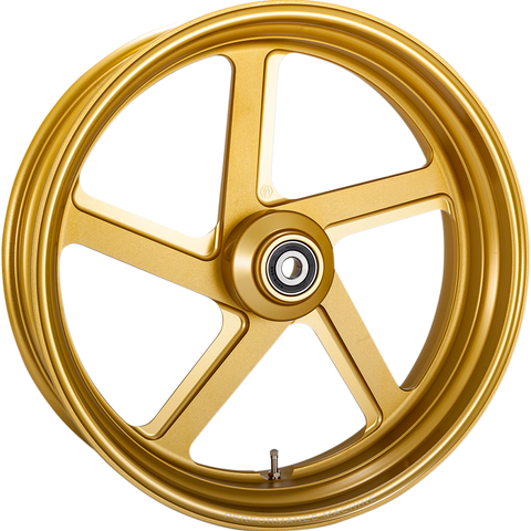 PERFORMANCE MACHINE (PM) Wheel - Pro-Am - Front - Dual Disc/with ABS - Gold Ops* - 21x3.5 15207106RPAJSMG - Team Dream Rides