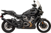 Bassani Xhaust Stainless Steel Slip-On Exhaust, Black – 1P187SSB