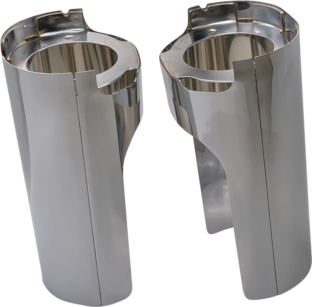 ARLEN NESS Fork Boot Cover - Chrome 125-001 - Team Dream Rides
