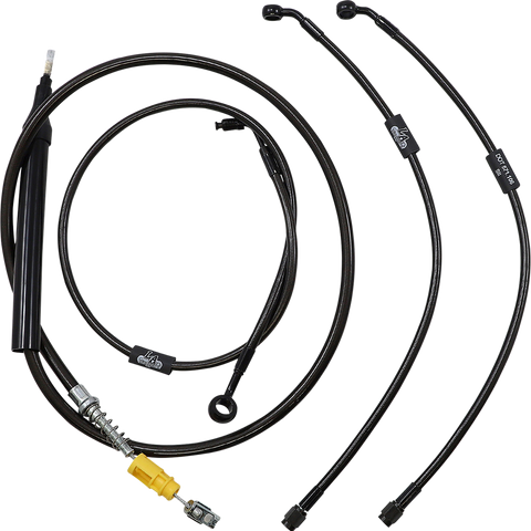 LA CHOPPERS Handlebar Cable/Brake Line Kit - Quick Connect - 15
