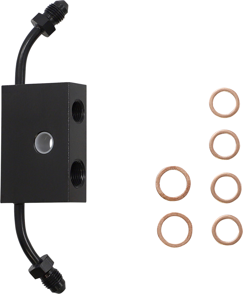 LA CHOPPERS Handlebar Cable/Brake Line Kit - Quick Connect - 15" - 17" Ape Hanger Handlebars - Midnight LA-8157KT-16M - Team Dream Rides