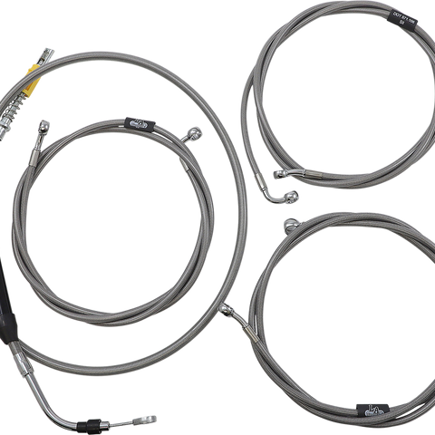 LA CHOPPERS Handlebar Cable/Brake Line Kit - 15