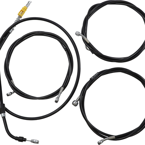 LA CHOPPERS Handlebar Cable/Brake Line Kit - Complete - 12